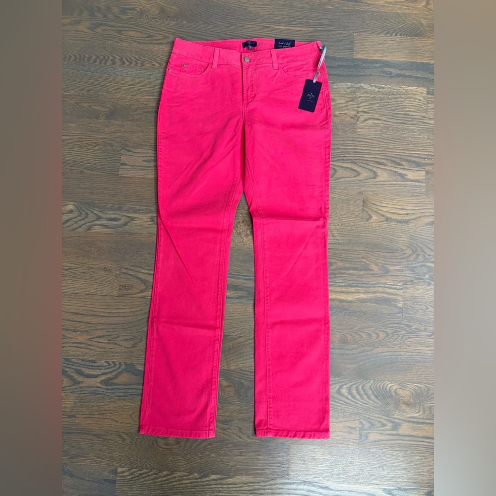 NYDJ Jeans NWT Size 12 Skinny in Bright Watermelon
